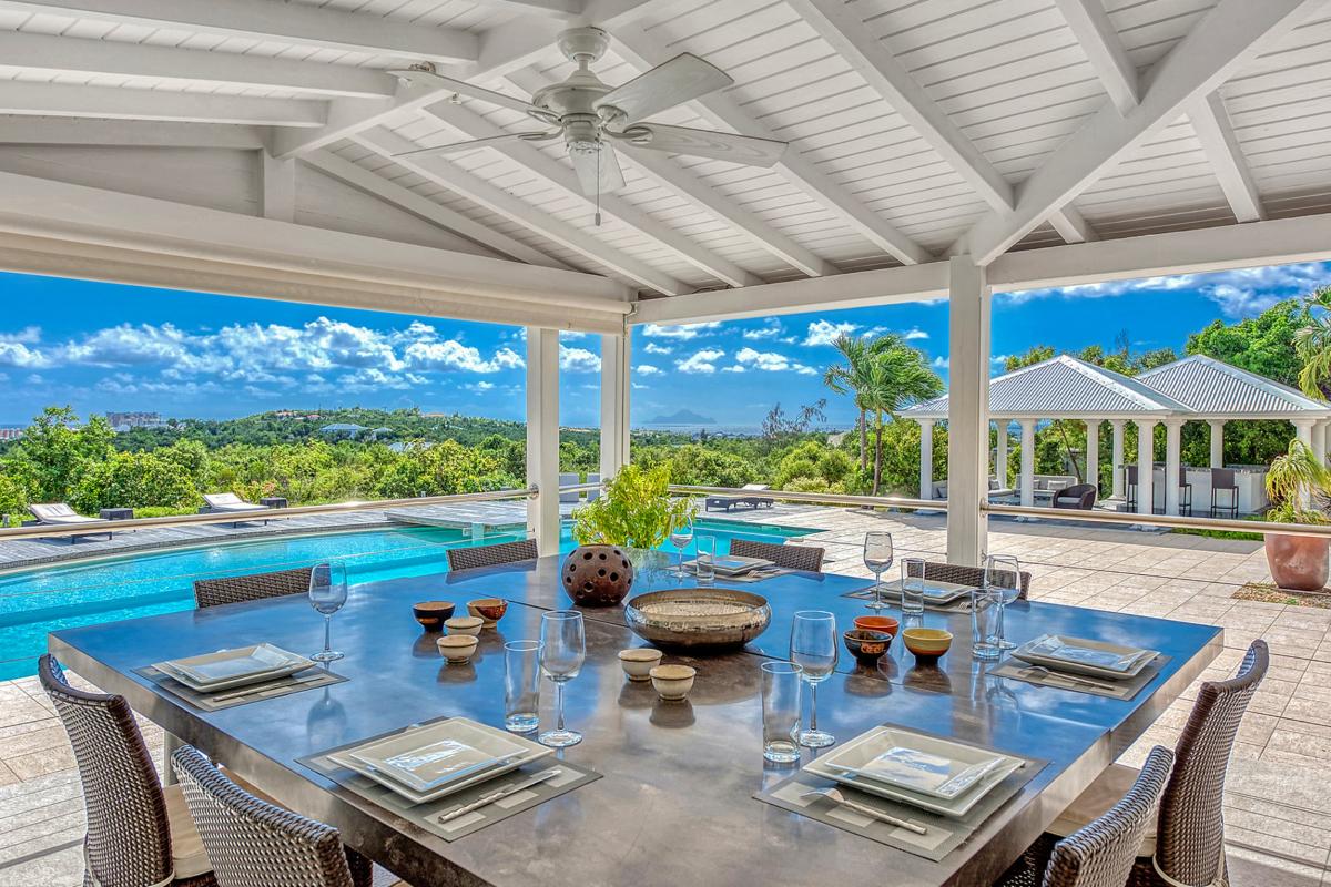 Charming Villa rental St Martin - Outdoor dining